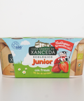 Pack de dos yogures junior con fresas ecológicos de la marca xanceda