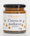 Tarro de cristal crema de avellanas ecológica