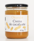 Tarro de cristal crema de cacahuete ecológico