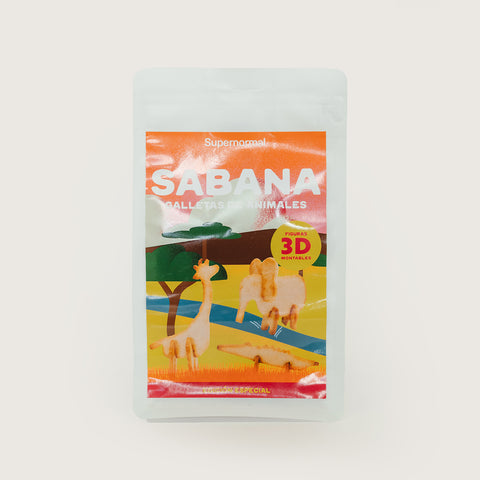 Sabana galletas de animales 3d