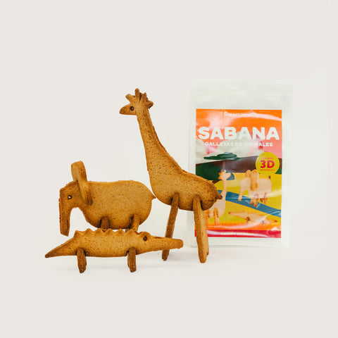 Sabana galletas de animales 3d