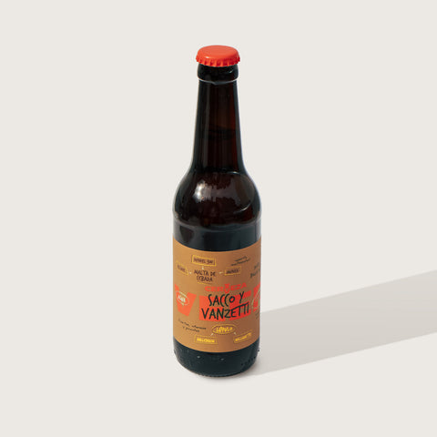 Cerveza ecológica Sacco y Vanzetti - botella 33 cl