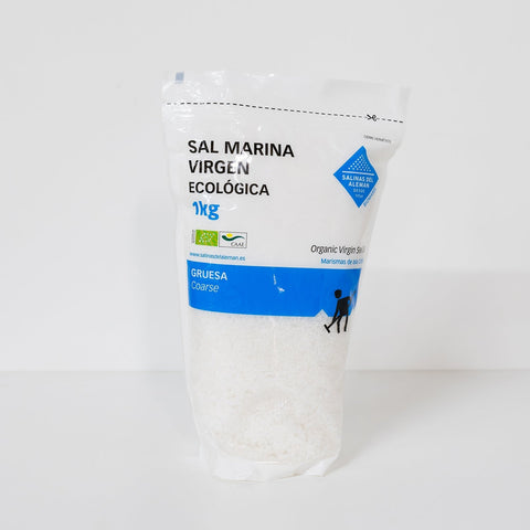 Saco de 1kg de sal gruesa ecológica