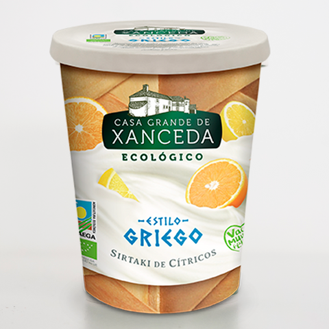 Yogur griego ecológico  con cítricos - 400g